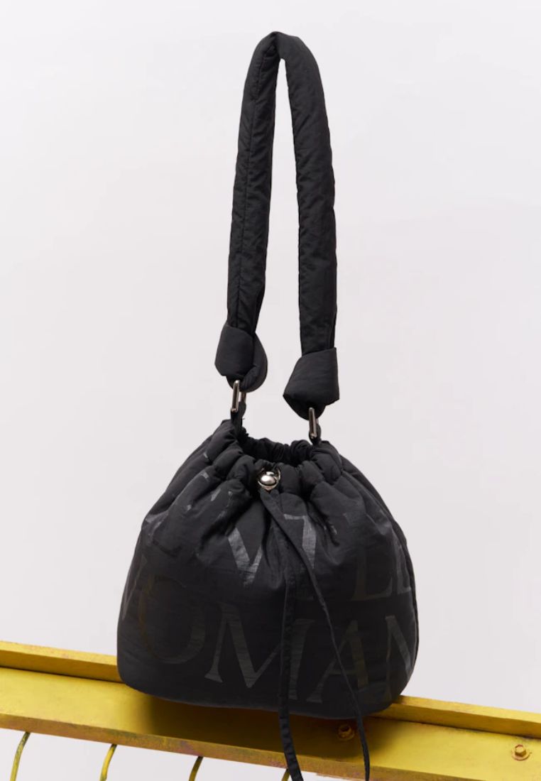 Bucket Hobo Bag Black