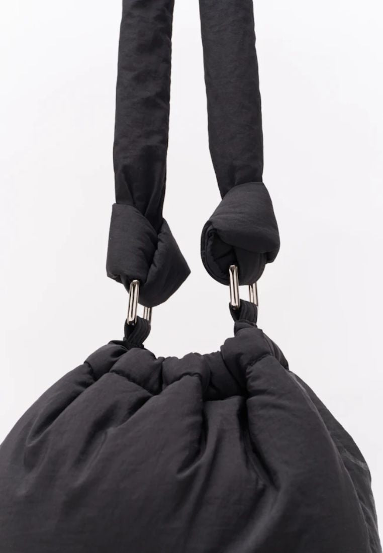 Bucket Hobo Bag Black