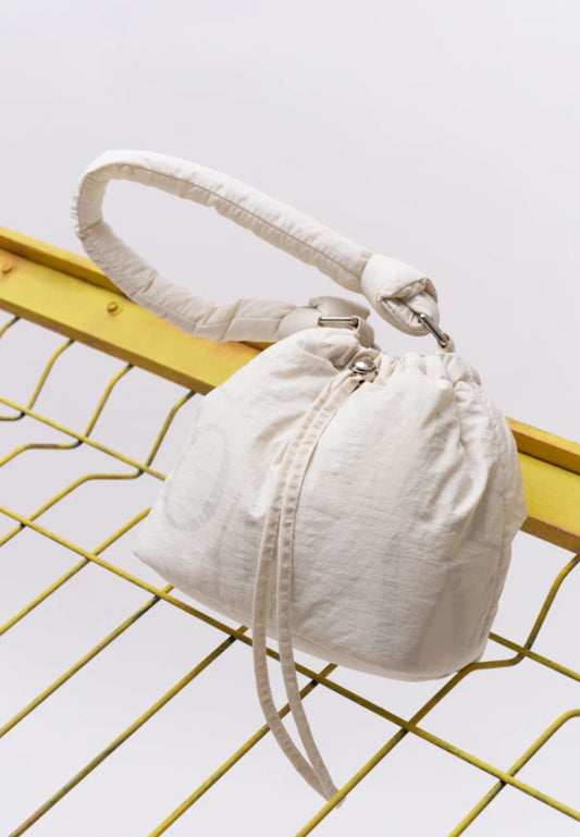 Bucket Hobo Bag Cream