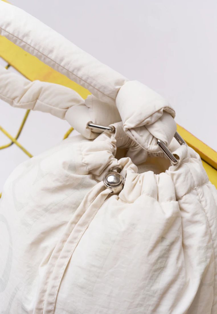 Bucket Hobo Bag Cream