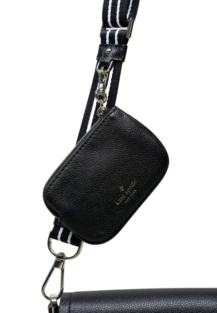 Rosie Flap Crossbody Black