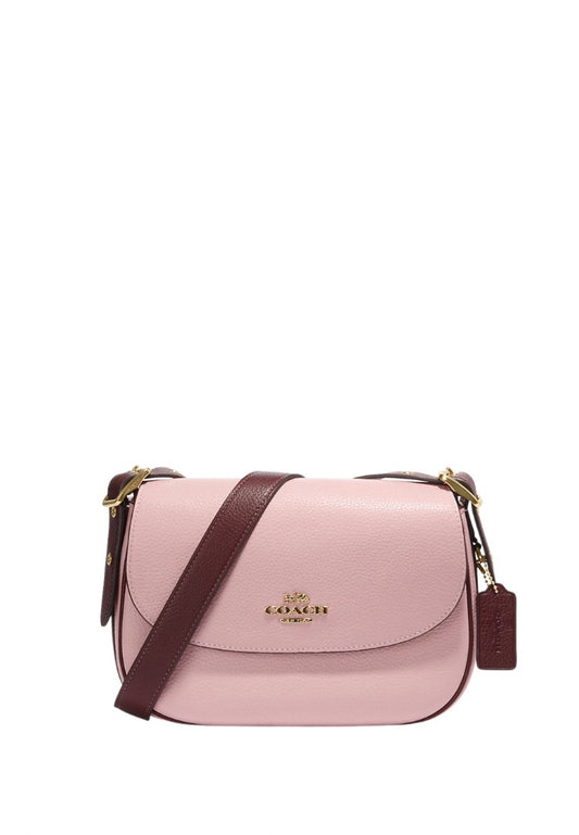 Macie Saddle Bag Powder Pink Wine Multi