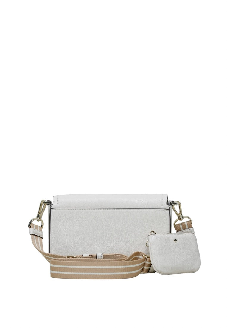 Rosie Flap Crossbody Parchment