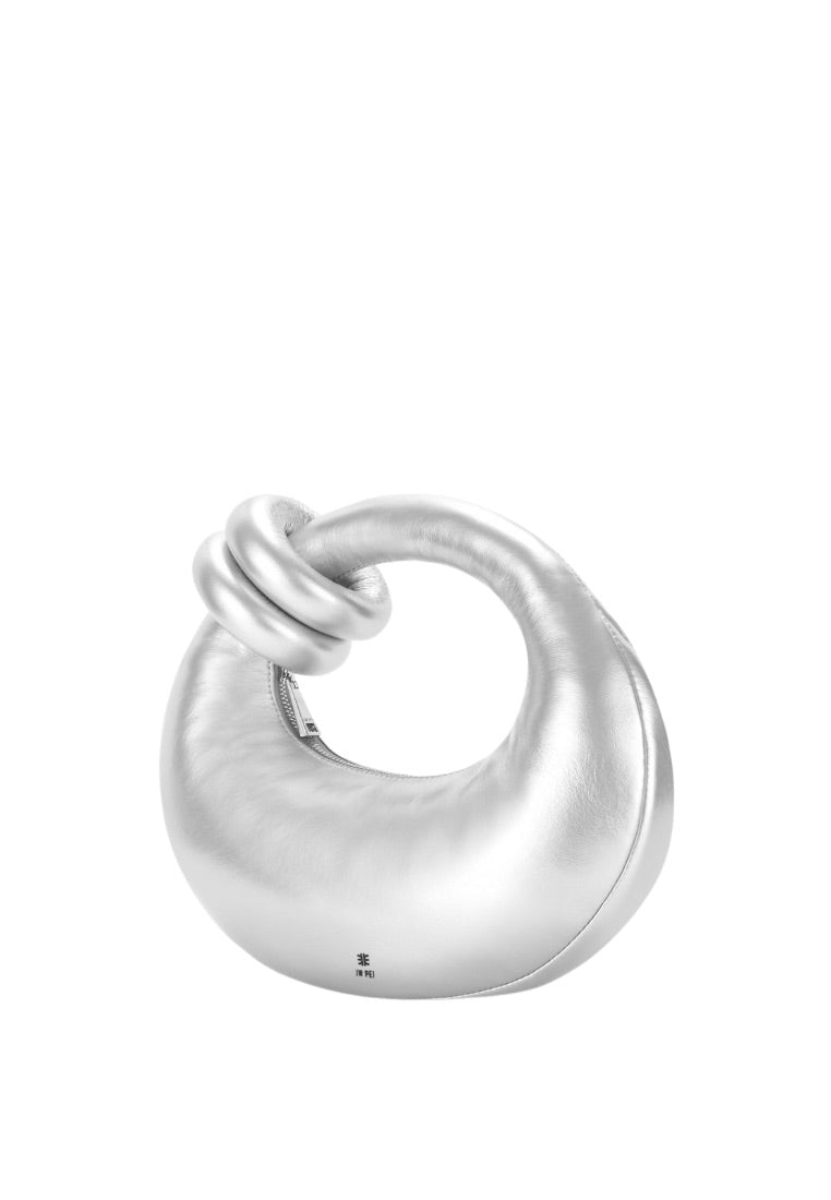Abacus Top Handle Bag - Silver