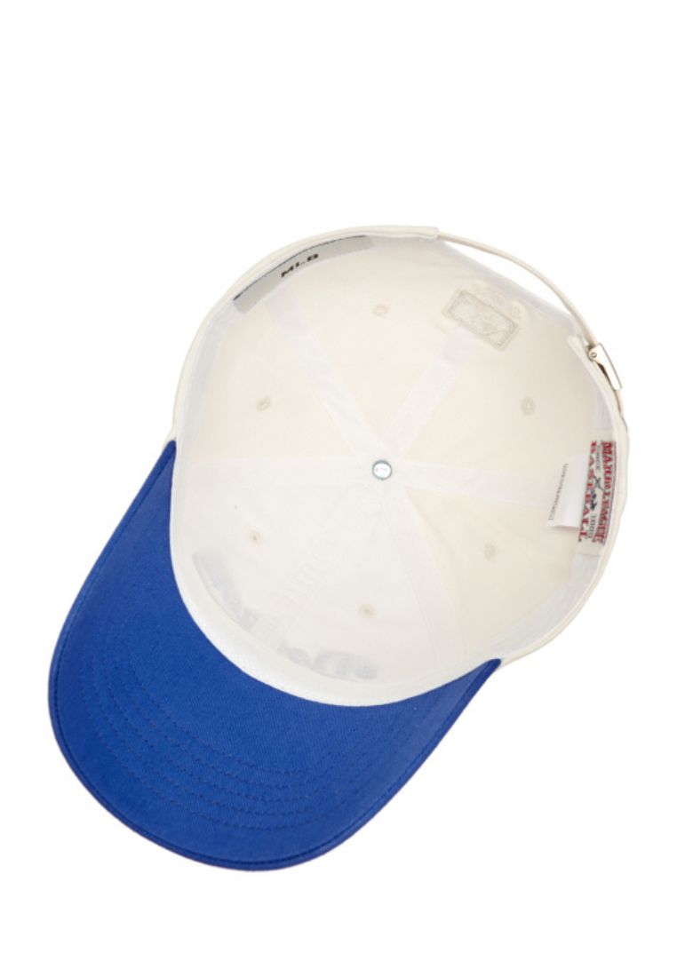 Cursive Color Block Unstructured Ball Cap Los Angeles Dodgers Blue