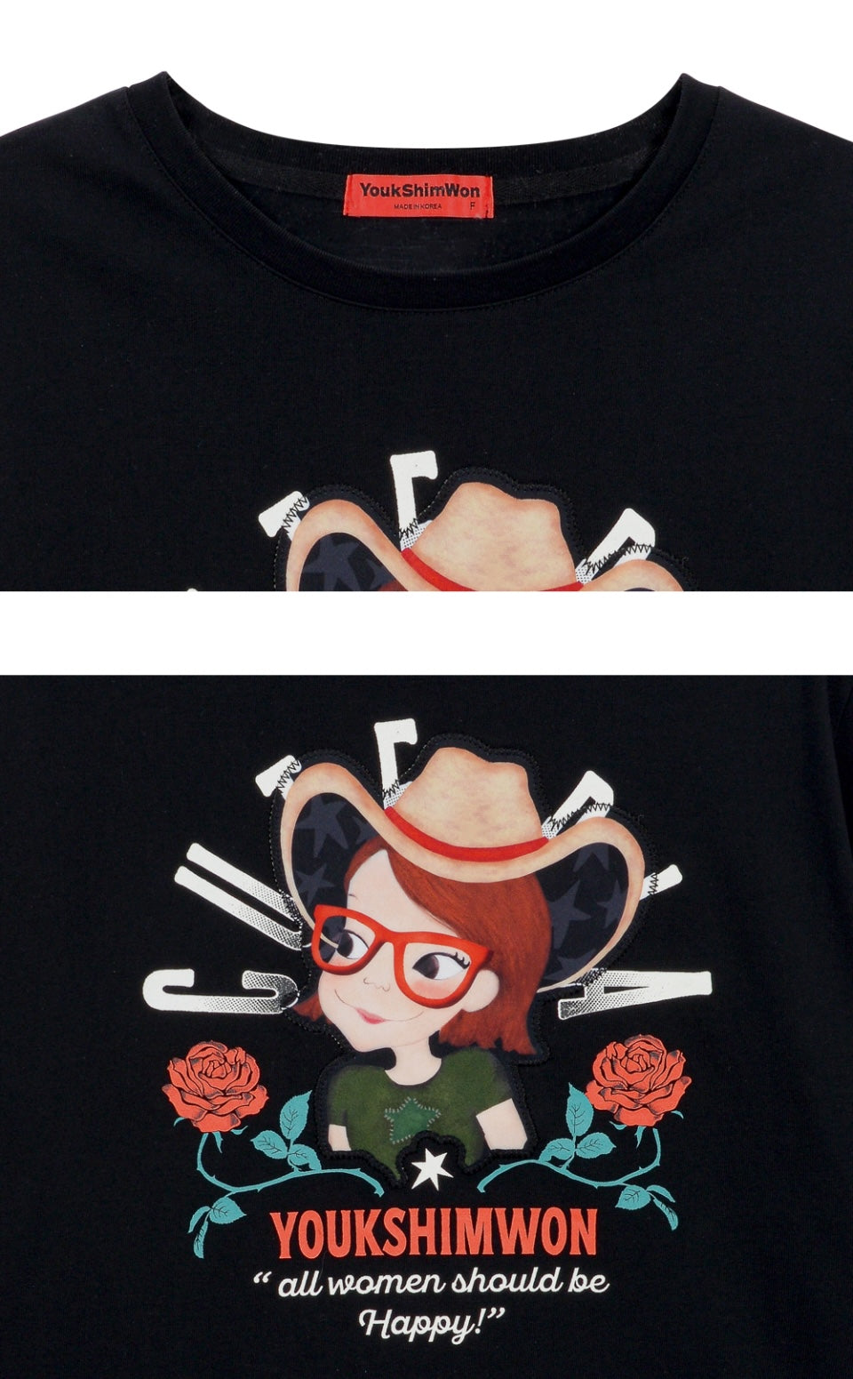 Cow Girl T-Shirt F Ria