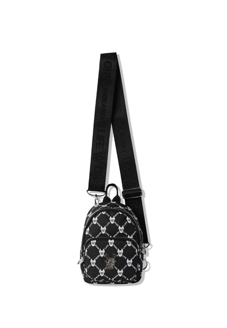 Mini Jacquard Monogram 2WAY Bag Pattern Black