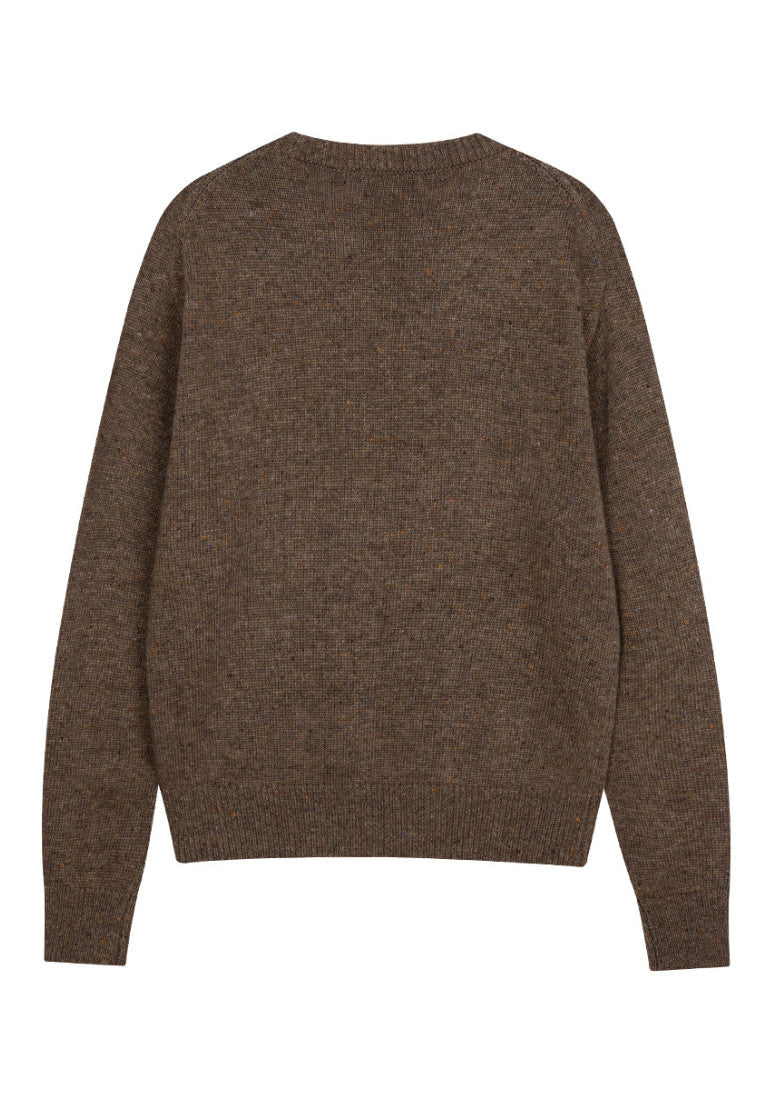 Classic Logo Knit Pullover Brown
