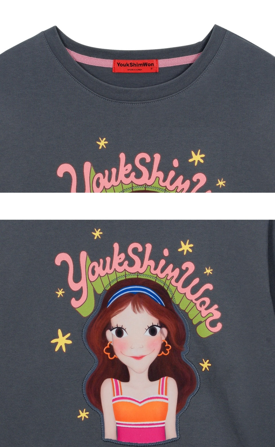 Retro Blossom T-Shirt F Luna
