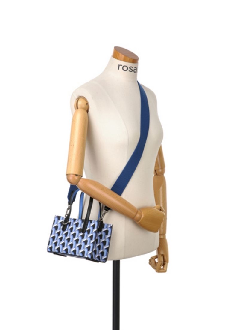 Cabas Monogram Day Tote Blue Black SS