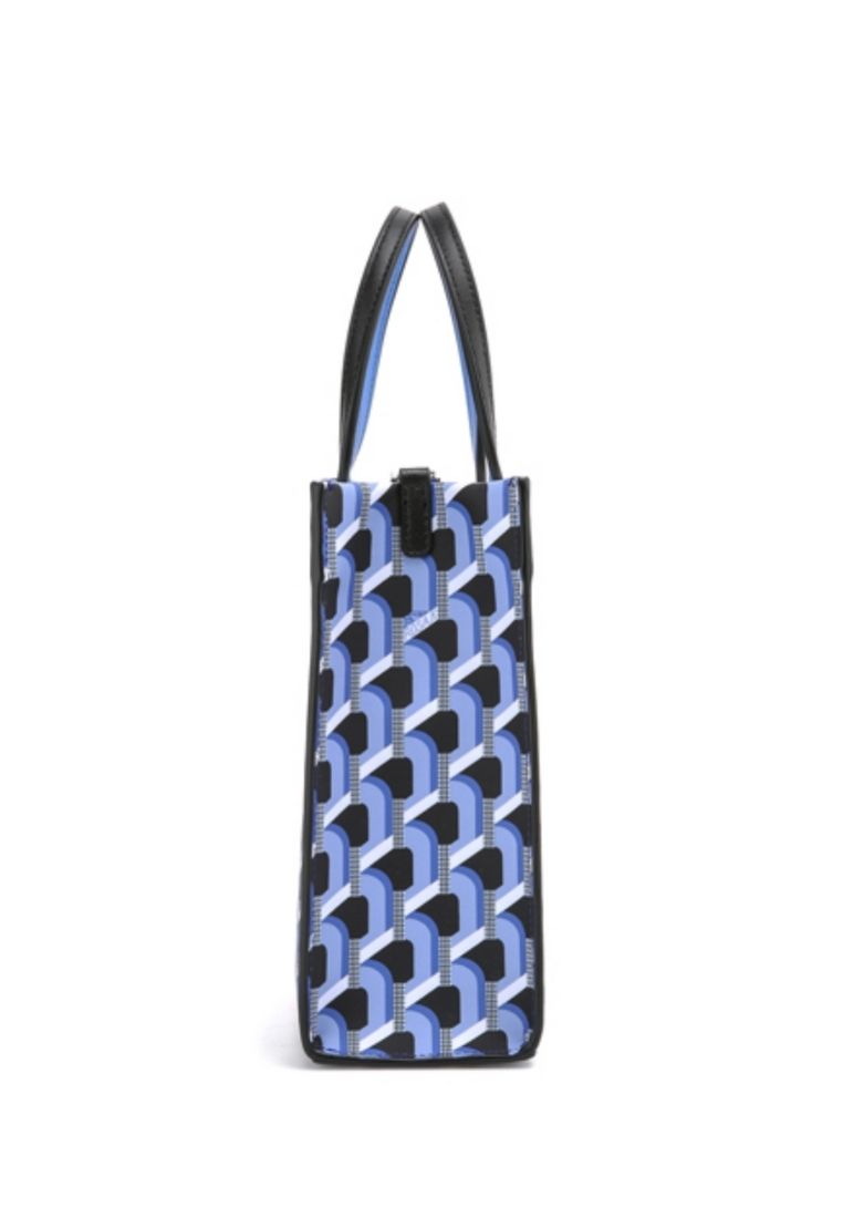 Cabas Monogram Tote Blue Black S
