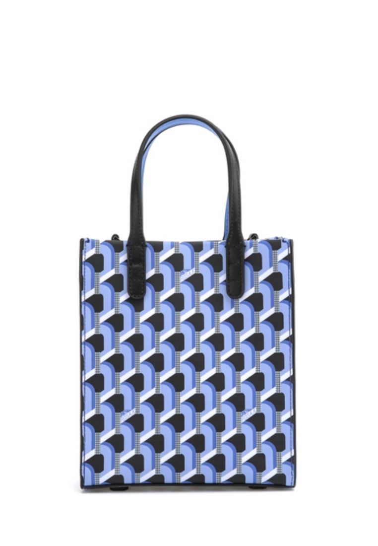 Cabas Monogram Tote Blue Black S