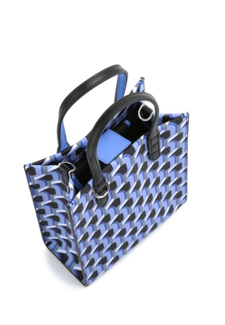 Cabas Monogram Tote Blue Black S