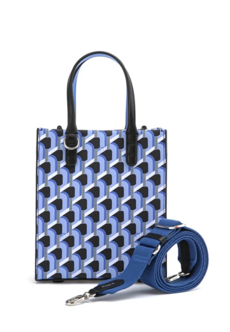 Cabas Monogram Tote Blue Black S