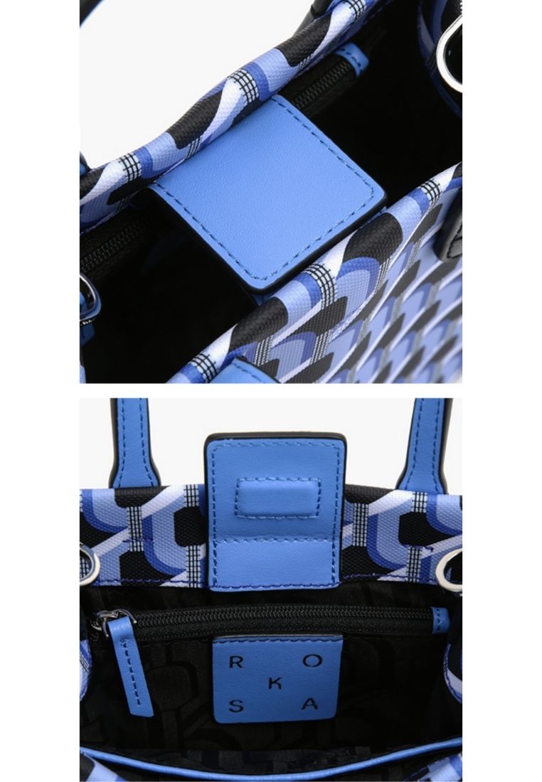 Cabas Monogram Tote Blue Black S