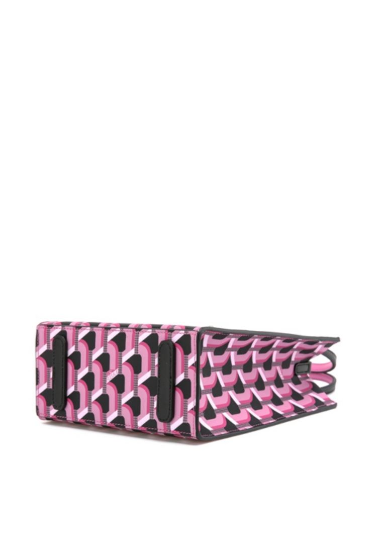 Cabas Monogram Tote Pink Black S