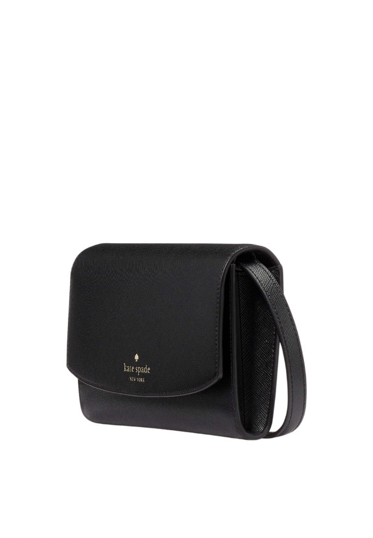 Dana Small Flap Crossbody Black