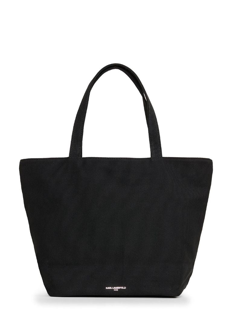 Cannes Canvas Tote Black