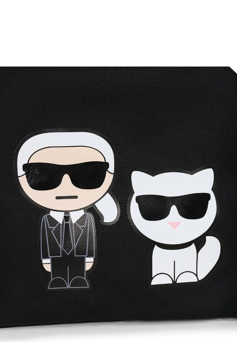 Cannes Canvas Tote Black
