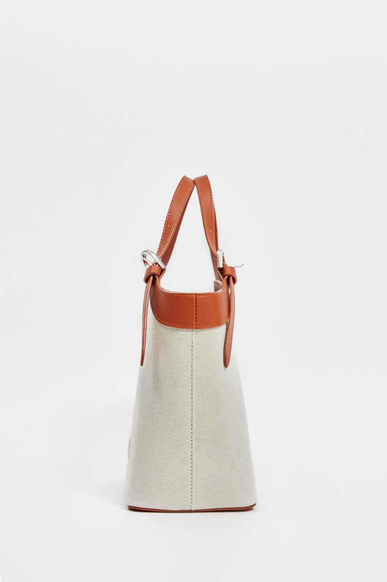 Aileen Canvas Bag L / Brown