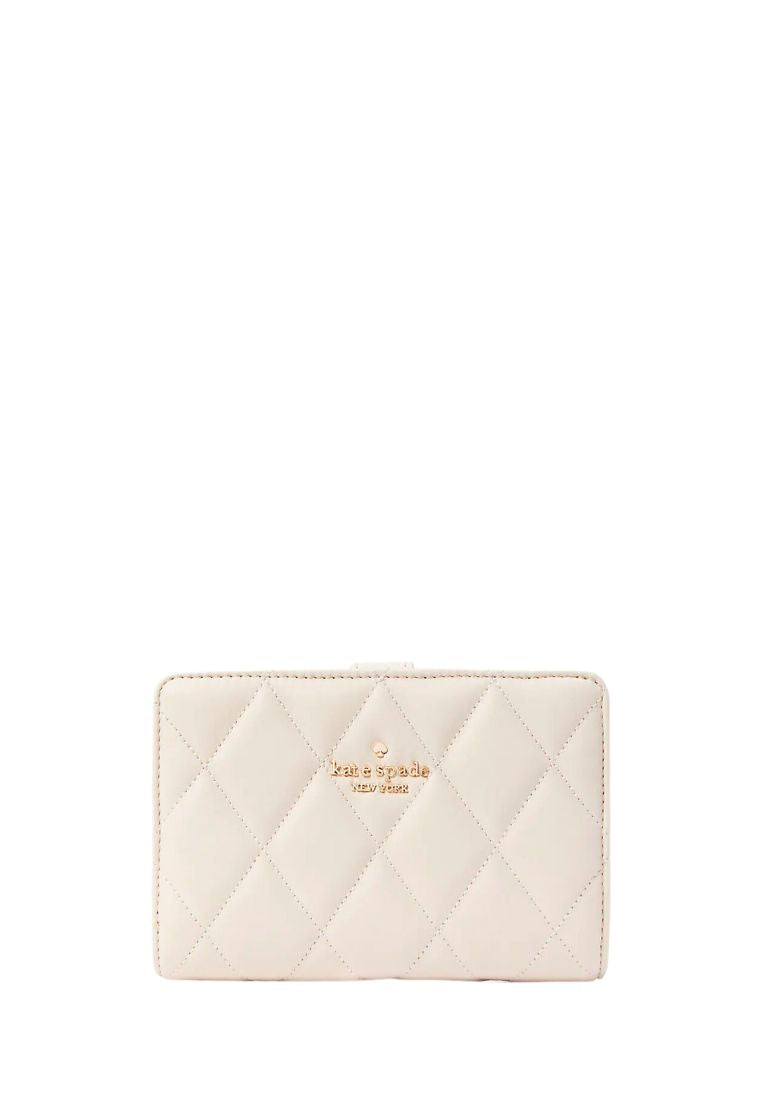 Carey Medium Compartment Bifold Wallet Parchment