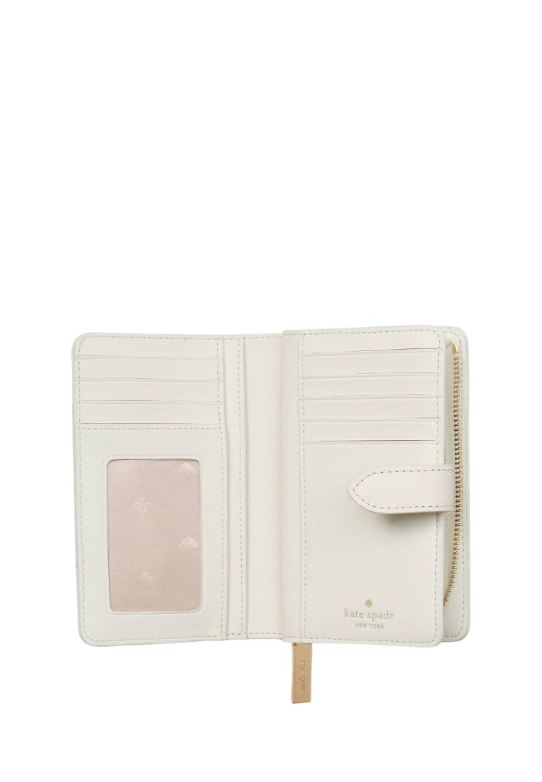 Carey Medium Compartment Bifold Wallet Parchment