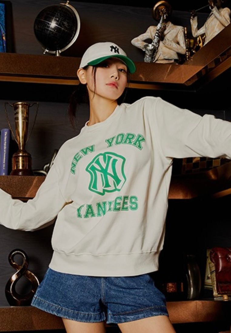 Basic Color Block Unstructured Ball Cap NEW YORK YANKEES green
