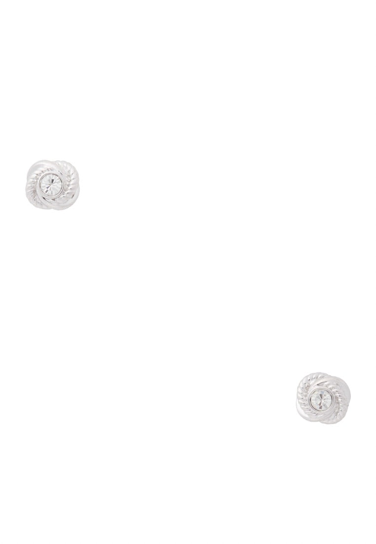 Infinity & Beyond Knot Studs Silver
