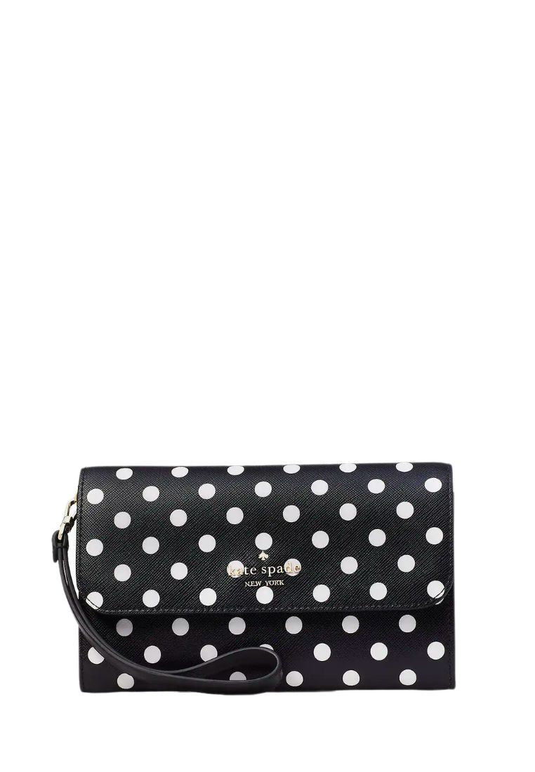 Cheers Boxed Medium Phone Wristlet Black Multi