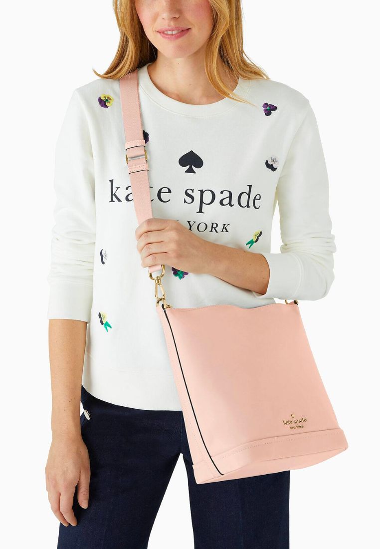 Chelsea Nylon Duffle Crossbody Conch Pink