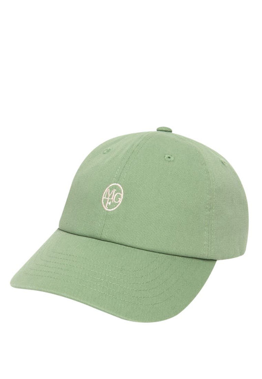 Circle Logo Embroidery Cap Green