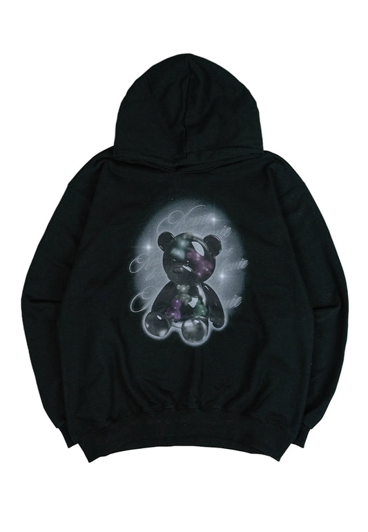 Clear Bear Black Hoodie