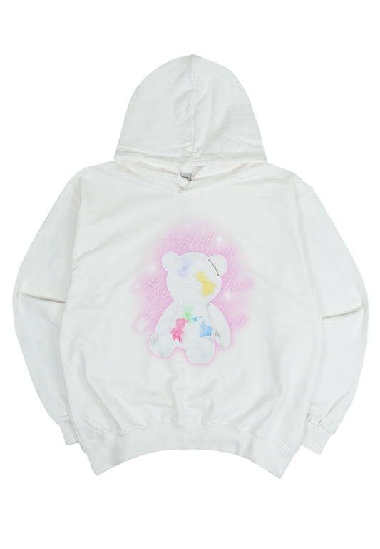 Clear Bear Cream Hoodie