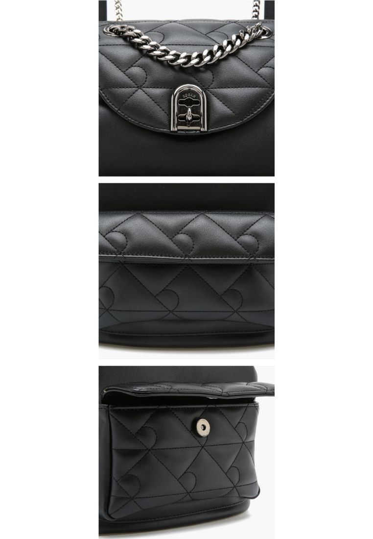 Coco R Quilting Backpack Black SM