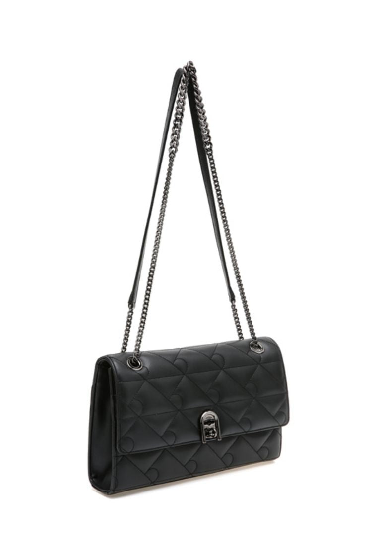 Coco R Quilting Flab Shoulder Black SM