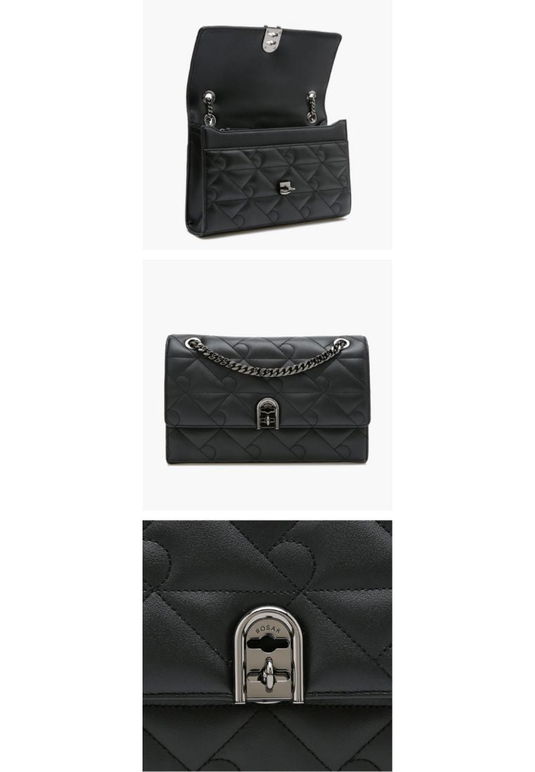 Coco R Quilting Flab Shoulder Black SM