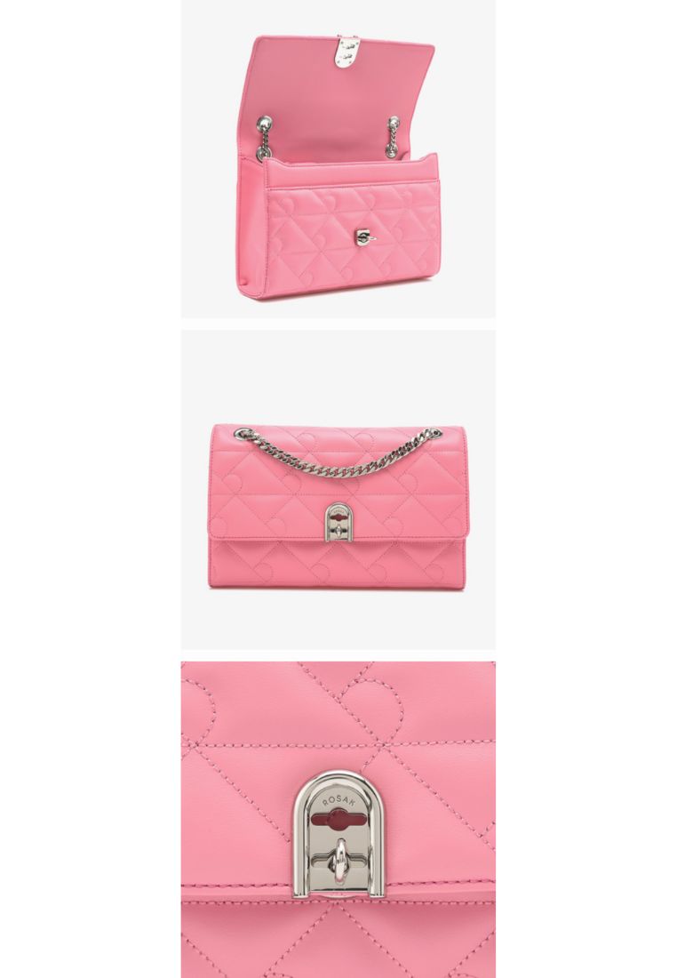 Coco R Quilting Flab Shoulder Pink SM