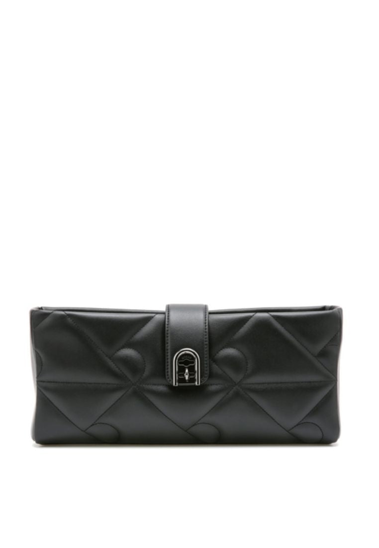 Coco R Quilting Low Shoulder Black SM