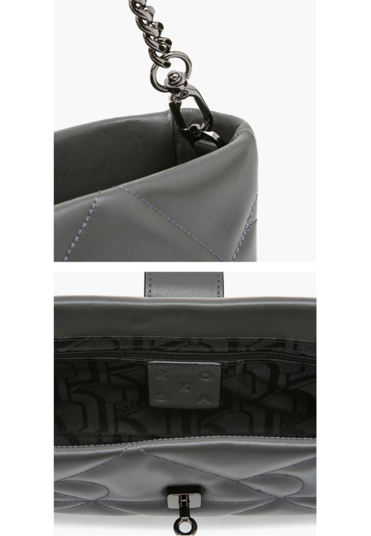 Coco R Quilting Low Shoulder Gray SM