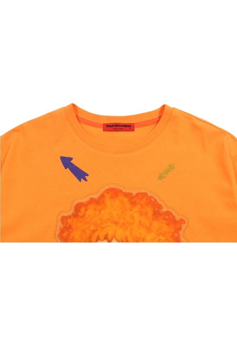 Colorful T-Shirt F Orange Sunny