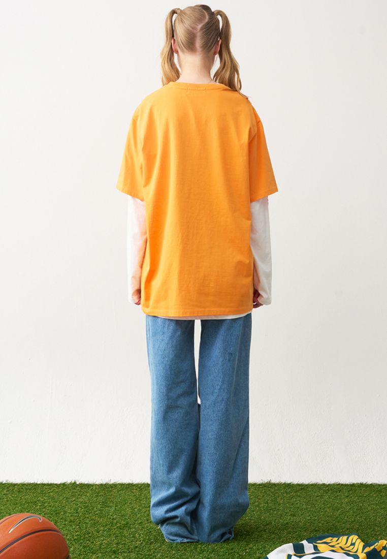 Colorful T-Shirt F Orange Sunny