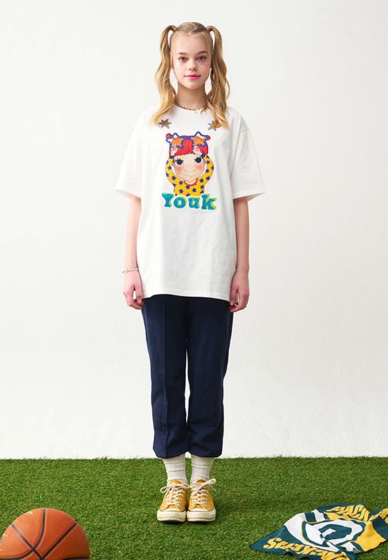 Colorful T-Shirt F White Gaeddong