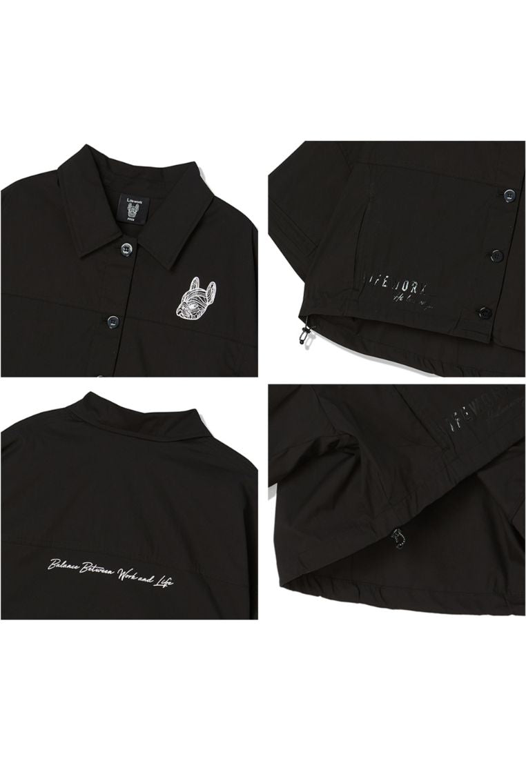 Comfy Cozy Short Sleeve Shirt Black