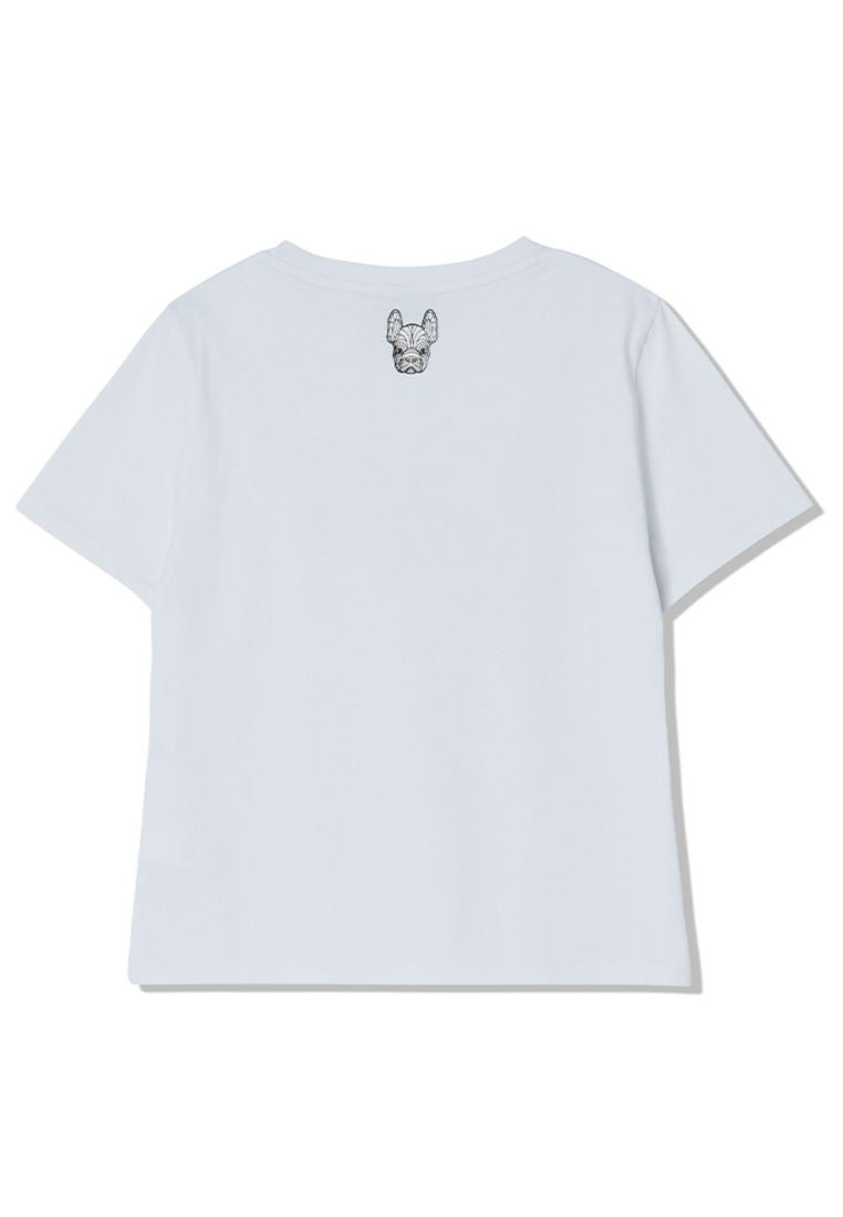 Cotton Radog Slim Short T-shirt White