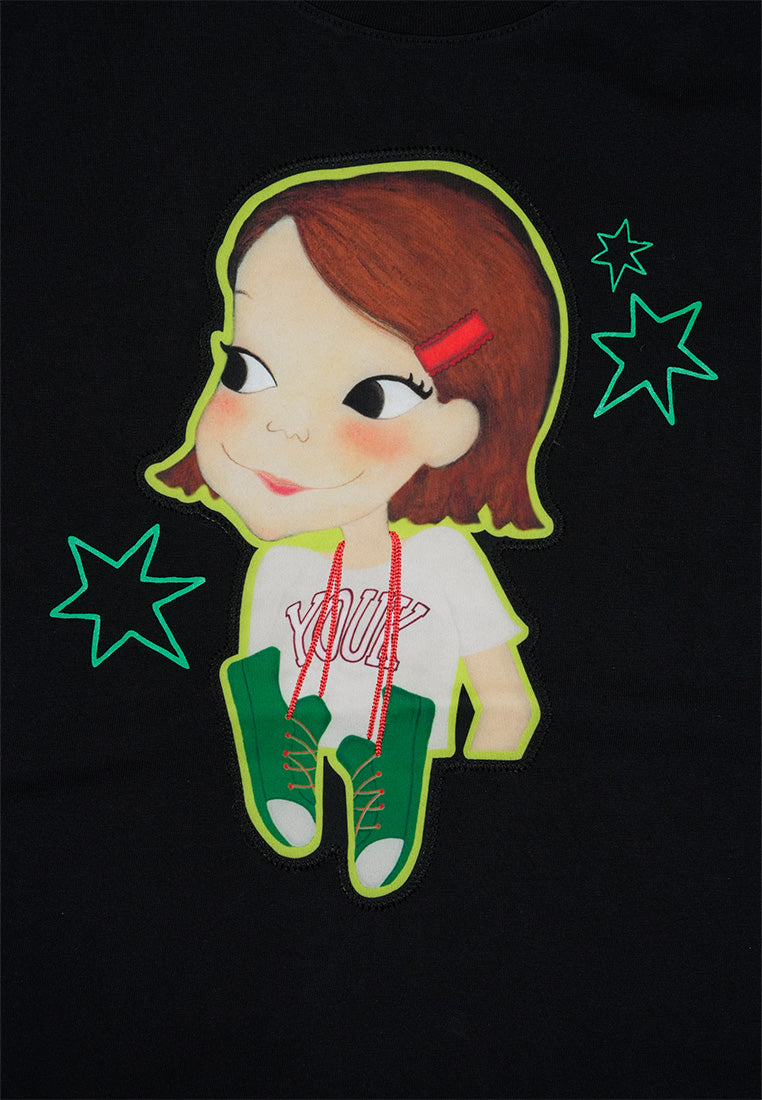 Crazy T-Shirt F Black Ria