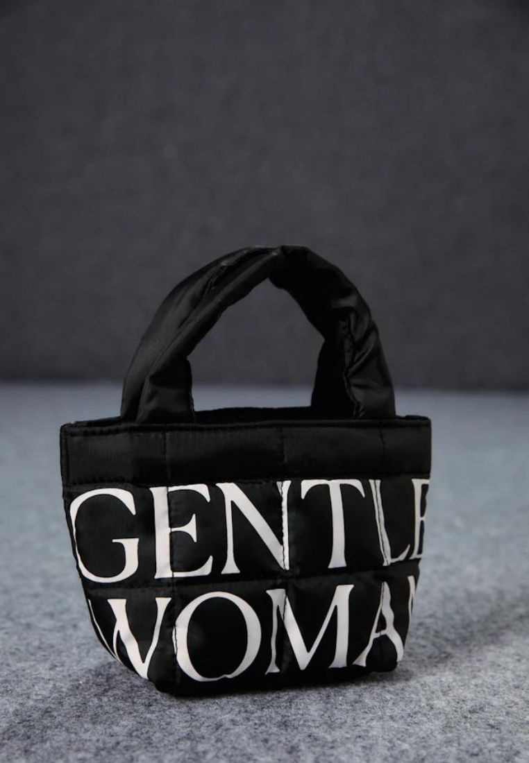 Criminal Puffer Micro Tote Bag Black