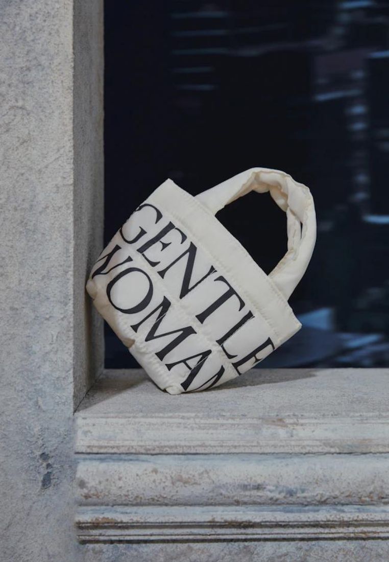 Criminal Puffer Micro Tote Bag Cream