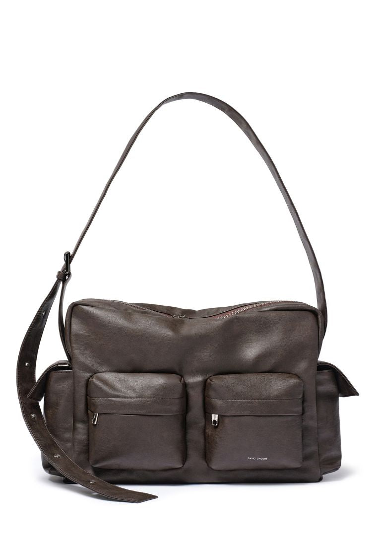 Cross Utility Bag L Brushed Chocolate