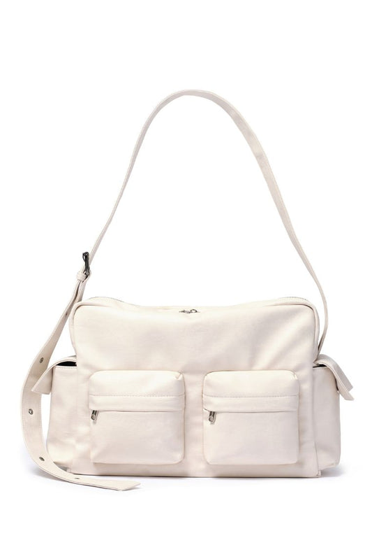 Cross Utility Bag L Nappa Ivory