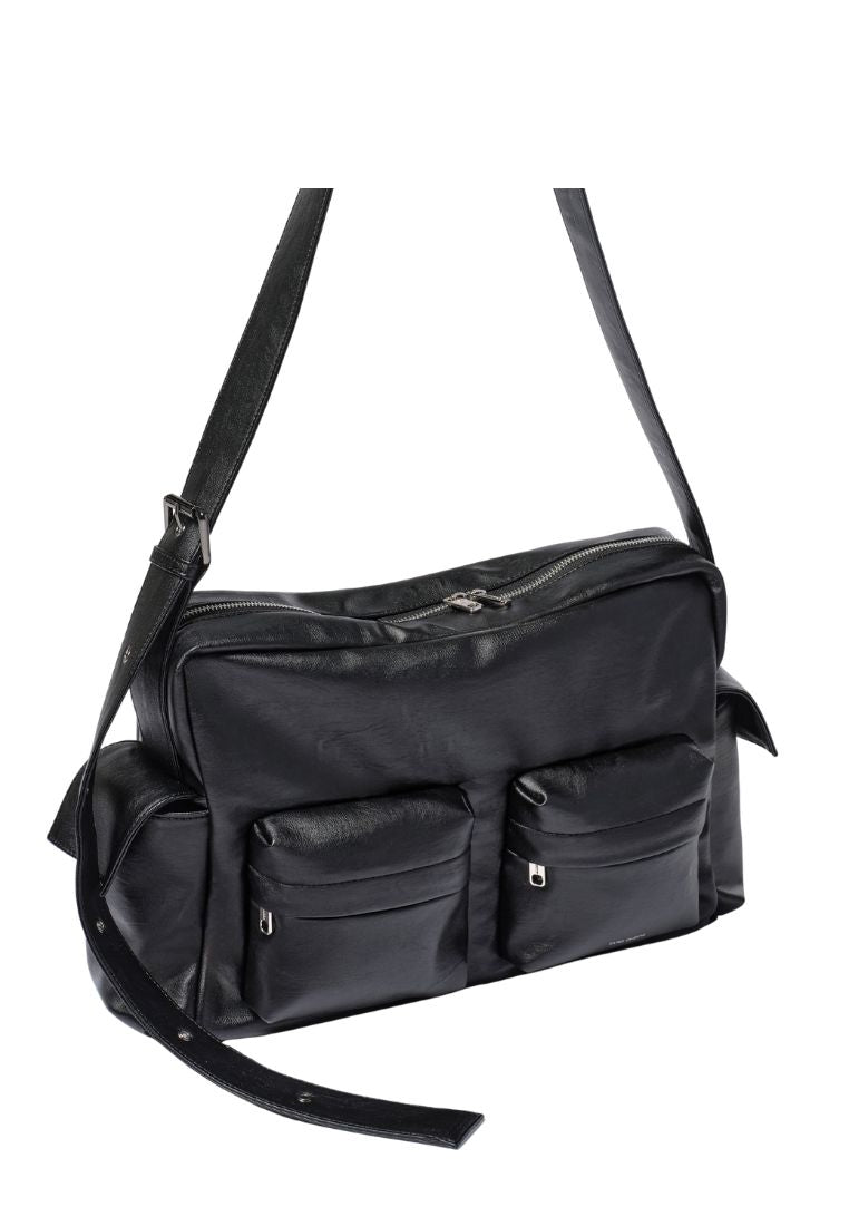 Cross Utility Bag L Nappa Matt Black